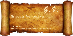 Gracza Veronika névjegykártya